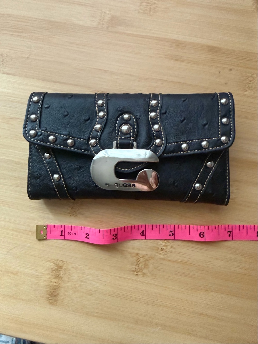 2000s Guess Ostrich Wallet